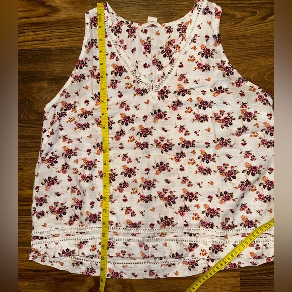 CASLON Floral Tank Top size M - Picture 11 of 12